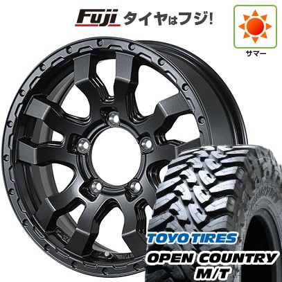 【新品】ジムニー 夏タイヤ ホイール4本セット 195R16C 104/102Q トーヨー オープンカントリー M/T トピー ヴァブロ RR-01 5.5J 16インチ(送料無料)