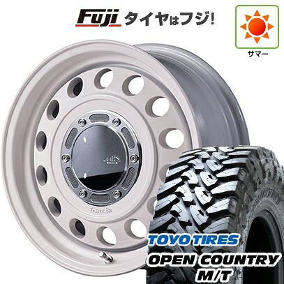 【新品】ジムニー 夏タイヤ ホイール4本セット 195R16C 104/102Q トーヨー オープンカントリー M/T MID WHEELS ガルシア シスコ タイプ2 5.5J 16インチ(送料無料)