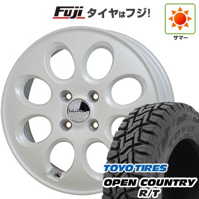 【新品 軽自動車】軽トラ 軽バン 夏タイヤ ホイール4本セット 145/80R12 80/78N トーヨー オープンカントリー R/T RBL ホットスタッフ ララパーム オーバル 12インチ(送料無料) サマータイヤ|フジコーポレーション