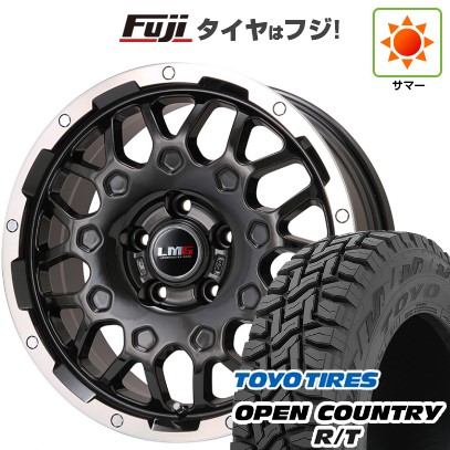 【新品国産車用5穴114.3】 夏タイヤ ホイール4本セット 225/60R17 トーヨー オープンカントリー R/T RBL レアマイスター LMG MS-9W ブラック/ブラッククリアリム 17インチ(送料無料)|フジコーポレーション