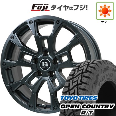 【新品】デリカD5 夏タイヤ ホイール4本セット 215/70R16 トーヨー オープンカントリー R/T RBL ビッグウエイ B-LUGNAS BRD(マットブラック) 16インチ(送料無料)|フジコーポレーション
