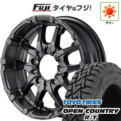 【新品】ジムニーシエラ/ジムニーノマド 夏タイヤ ホイール4本セット 215/70R16 トーヨー オープンカントリー R/T RBL MID WHEELS NITRO POWER M26 クロスファング 16インチ(送料無料) サマータイヤ|フジコーポレーション