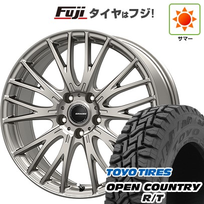 【新品国産車用5穴114.3】 夏タイヤ ホイール4本セット 225/60R17 トーヨー オープンカントリー R/T RBL コーセイ クレイシズ SE48 17インチ(送料無料)｜フジコーポレーション