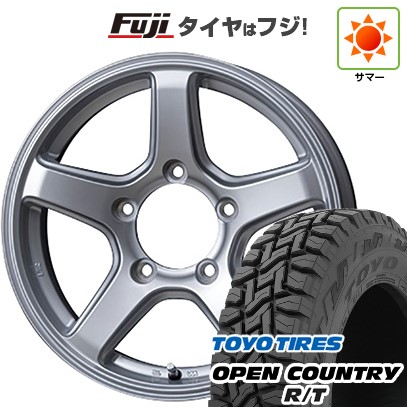 【新品】ジムニーシエラ/ジムニーノマド 夏タイヤ ホイール4本セット 195/80R15 トーヨー オープンカントリー R/T RBL トピー ME-A 5.5J 15インチ(送料無料)