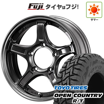 【新品】ジムニーシエラ/ジムニーノマド 夏タイヤ ホイール4本セット 215/70R16 トーヨー オープンカントリー R/T RBL SSR ディバイド X03J 16インチ(送料無料)｜フジコーポレーション