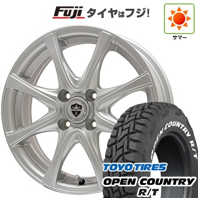 【新品 軽自動車】タフト ソリオ 夏タイヤ ホイール4本セット 165/65R15 トーヨー オープンカントリー R/T RWL/RBL エルベ エステローザ FSV シルバー 4.5J 15インチ(送料無料) 55,740円