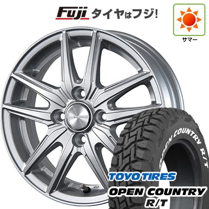【新品 軽自動車】タフト ソリオ 夏タイヤ ホイール4本セット 165/65R15 トーヨー オープンカントリー R/T RWL/RBL ブリヂストン エコフォルム SE-20 4.5J 15インチ(送料無料)