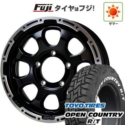 【新品】ジムニー 夏タイヤ ホイール4本セット 185/85R16 トーヨー オープンカントリー R/T RWL/RBL ホットスタッフ マッドクロス グレイス 16インチ(送料無料) サマータイヤ｜フジコーポレーション