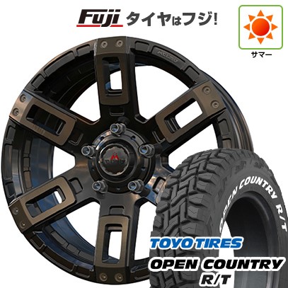 【新品国産5穴114.3車】 夏タイヤ ホイール4本セット 235/70R16 トーヨー オープンカントリー R/T RWL/RBL エムクライム カノン 16インチ(送料無料) サマータイヤ画像