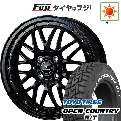 【新品 軽自動車】タフト ソリオ 夏タイヤ ホイール4本セット 165/65R15 トーヨー オープンカントリー R/T RWL/RBL WEDS ウェッズ ノヴァリス アセット M1 4.5J 15インチ(送料無料)｜フジコーポレーション