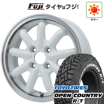 【新品 軽自動車】ハスラー デリカミニ(4WD) 夏タイヤ ホイール4本セット 165/60R15 トーヨー オープンカントリー R/T RWL/RBL ブランドルライン ストレンジャーKST-9改 15インチ(送料無料) サマータイヤ|フジコーポレーション
