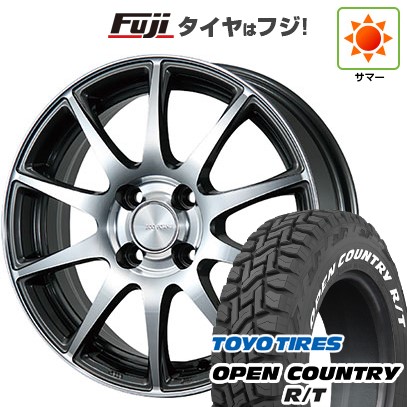 【新品 軽自動車】タフト ソリオ 夏タイヤ ホイール4本セット 165/65R15 トーヨー オープンカントリー R/T RWL/RBL ブリヂストン エコフォルム CRS23 4.5J 15インチ(送料無料)｜フジコーポレーション