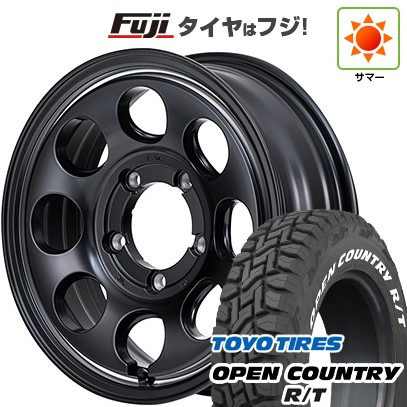【新品】ジムニーシエラ/ジムニーノマド 夏タイヤ ホイール4本セット 225/70R16 トーヨー オープンカントリー R/T RWL/RBL MID WHEELS ガルシア パーム8 16インチ(送料無料) サマータイヤ｜フジコーポレーション