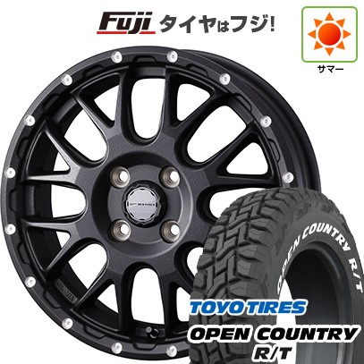 【新品 軽自動車】タフト ソリオ 夏タイヤ ホイール4本セット 165/65R15 トーヨー オープンカントリー R/T RWL/RBL WEDS ウェッズアドベンチャー マッドヴァンス 08 4.5J 15インチ(送料無料)