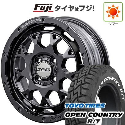 【新品 軽自動車】タフト ソリオ 夏タイヤ ホイール4本セット 165/65R15 トーヨー オープンカントリー R/T RWL/RBL RAYS レイズ デイトナ M9+ SPEC-M 5J 15インチ(送料無料)