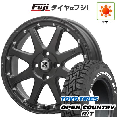 【新品 軽自動車】軽トラ 夏タイヤ ホイール4本セット 165/80R14 97/95N トーヨー オープンカントリー R/T RWL/RBL MLJ エクストリームJ 14インチ(送料無料)|フジコーポレーション