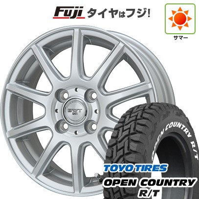 【新品 軽自動車】ハスラー デリカミニ(4WD) 夏タイヤ ホイール4本セット 165/60R15 トーヨー オープンカントリー R/T RWL/RBL ビッグウエイ BWT-541 4.5J 15インチ(送料無料)｜フジコーポレーション