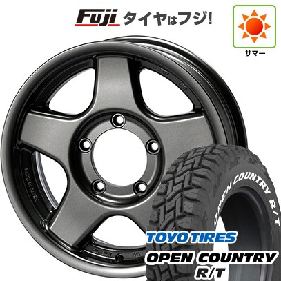 【新品】ジムニー 夏タイヤ ホイール4本セット 185/85R16 トーヨー オープンカントリー R/T RWL/RBL フォーバイフォーエンジニア ブラッドレー V 16インチ(送料無料) サマータイヤ|フジコーポレーション