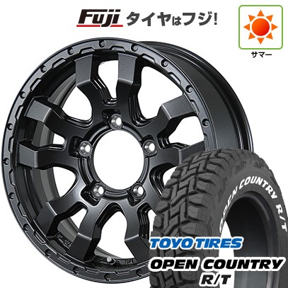 【新品】ジムニー 夏タイヤ ホイール4本セット 185/85R16 トーヨー オープンカントリー R/T RWL/RBL トピー ヴァブロ RR-01 16インチ(送料無料) サマータイヤ|フジコーポレーション
