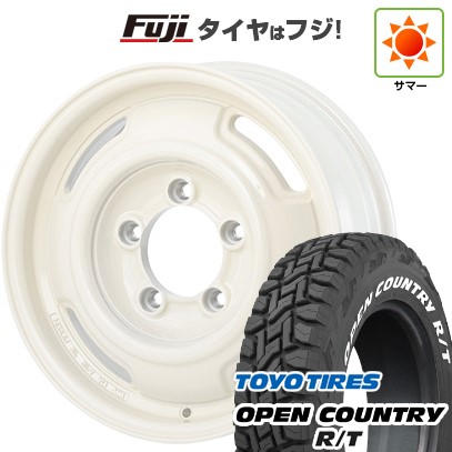 【新品】ジムニー 夏タイヤ ホイール4本セット 185/85R16 トーヨー オープンカントリー R/T RWL/RBL アピオ ワイルドボア SR+ 16インチ(送料無料) サマータイヤ｜フジコーポレーション 106,370円