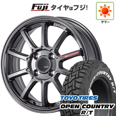【新品 軽自動車】 夏タイヤ ホイール4本セット 165/60R15 トーヨー オープンカントリー R/T RWL/RBL SSR GT GTV05 15インチ(送料無料)｜フジコーポレーション