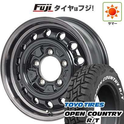 【新品】ジムニー 夏タイヤ ホイール4本セット 185/85R16 トーヨー オープンカントリー R/T RWL/RBL アピオ ワイルドボア D 16インチ(送料無料) サマータイヤ｜フジコーポレーション