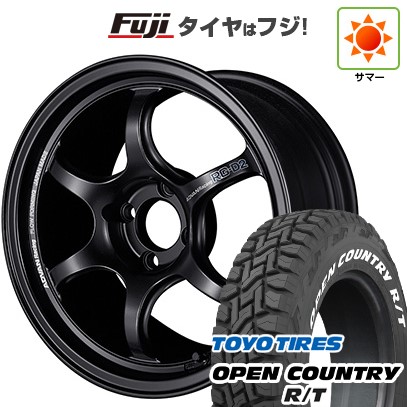 【新品 軽自動車】タフト ソリオ 夏タイヤ ホイール4本セット 165/65R15 トーヨー オープンカントリー R/T RWL/RBL ヨコハマ アドバンレーシング RG-D2 5J 15インチ(送料無料)|フジコーポレーション