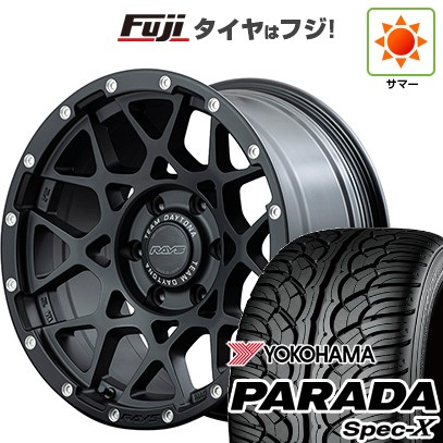 【新品】ランクル300 夏タイヤ ホイール4本セット 275/55R20 ヨコハマ PARADA Spec-X RAYS レイズ デイトナ M8 9J 20インチ(送料無料) 179,100円