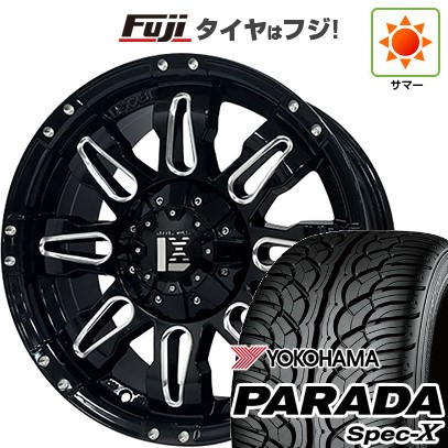 【新品】ランクル200 夏タイヤ ホイール4本セット 285/50R20 ヨコハマ PARADA Spec-X オフビート レクセル バレーノオフロードスタイル 9J 20インチ(送料無料)