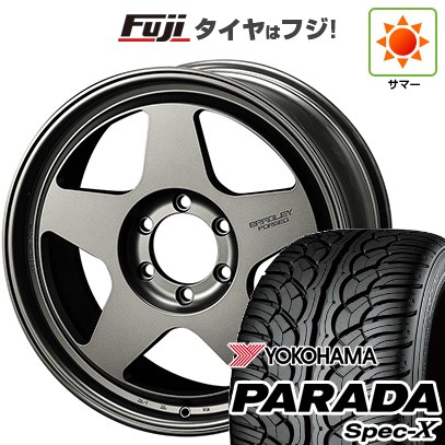 【新品】ランクル200 夏タイヤ ホイール4本セット 285/50R20 ヨコハマ PARADA Spec-X フォーバイフォーエンジニア ブラッドレーフォージド 匠 9.5J 20インチ(送料無料)