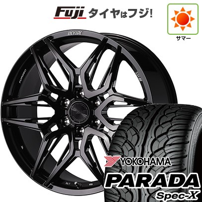 【新品】ランクル300 夏タイヤ ホイール4本セット 305/40R22 ヨコハマ PARADA Spec-X SSR ディバイド LG-F 10J 22インチ(送料無料)