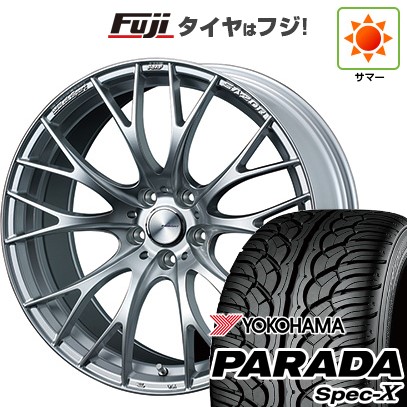 【新品国産車用5穴114.3】 夏タイヤ ホイール4本セット 235/55R20 ヨコハマ PARADA Spec-X WEDS ウェッズスポーツ SA-20R 8.5J 20インチ(送料無料) 155,800円