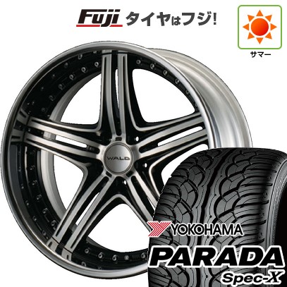 【新品】ランクル200 夏タイヤ ホイール4本セット 305/40R22 ヨコハマ PARADA Spec-X WALD ヴァルド マホラ 3P M13-C 11J 22インチ(送料無料)