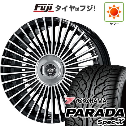 【新品国産車用5穴114.3】 夏タイヤ ホイール4本セット 235/55R20 ヨコハマ PARADA Spec-X WORK ワーク イミッツ シュトラール 8.5J 20インチ(送料無料)