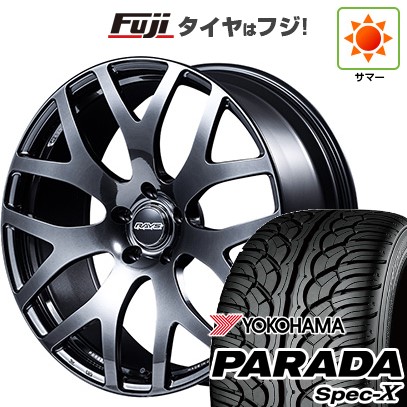 【新品国産車用5穴114.3】 夏タイヤ ホイール4本セット 235/55R20 ヨコハマ PARADA Spec-X RAYS レイズ VMF S-01 8.5J 20インチ(送料無料)|フジコーポレーション