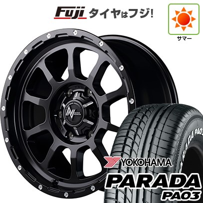 【新品】ハイエース200系 夏タイヤ ホイール4本セット 215/65R16 109/107S ヨコハマ PARADA PA03 ホワイトレター MID WHEELS NITRO POWER M10 パーシング 6.5J 16インチ(送料無料)