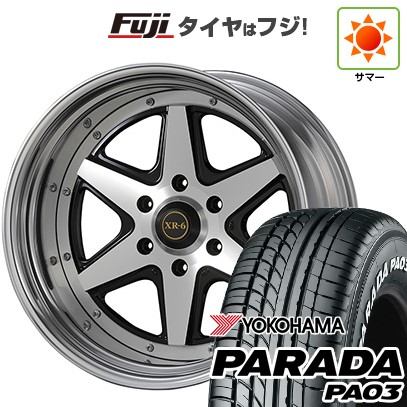 【新品】ハイエース200系 夏タイヤ ホイール4本セット 215/65R16 109/107S ヨコハマ PARADA PA03 ホワイトレター ファブレス ヴァローネ XR-6 2P 7J 16インチ(送料無料)