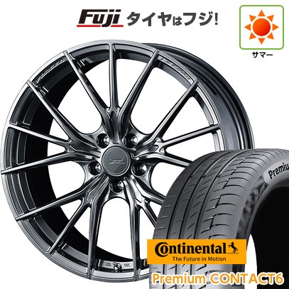 【新品】40系アルファード/ヴェルファイア用 夏タイヤ ホイール4本セット 245/40R21 コンチネンタル コンチ プレミアムコンタクト6(限定) WEDS ウェッズ F-ZERO FZ-1 9J 21インチ(送料無料)