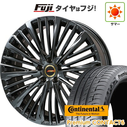 【新品】40系アルファード/ヴェルファイア用 夏タイヤ ホイール4本セット 245/40R21 コンチネンタル コンチ プレミアムコンタクト6(限定2024年製) プレミックス MER-X BMC(平座ナット) 8.5J 21インチ(送料無料)