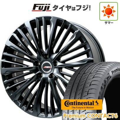 【新品】40系アルファード/ヴェルファイア用 夏タイヤ ホイール4本セット 245/40R21 コンチネンタル コンチ プレミアムコンタクト6(限定2024年製) プレミックス MER-X マットブラック(平座ナット) 8.5J 21インチ(送料無料)