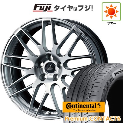 【新品国産車用5穴114.3】 夏タイヤ ホイール4本セット 245/40R21 コンチネンタル コンチ プレミアムコンタクト6(限定2024年製) WEDS ウェッズ デルモア LC.S レクサス・トヨタ車専用 8J 21インチ(送料無料)