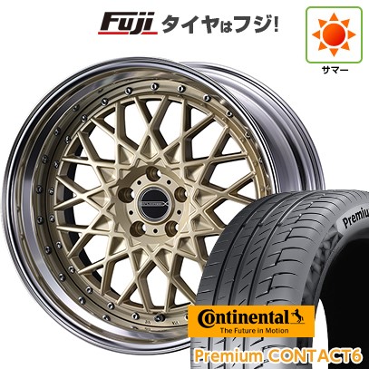 【新品】40系アルファード/ヴェルファイア用 夏タイヤ ホイール4本セット 245/40R21 コンチネンタル コンチ プレミアムコンタクト6(限定) WEDS ウェッズ マーベリック 1613M 9J 21インチ(送料無料)
