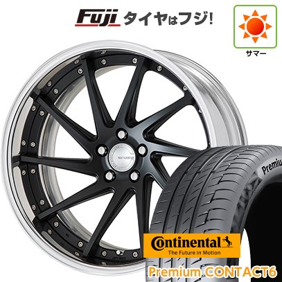 【新品国産車用5穴114.3】 夏タイヤ ホイール4本セット 245/40R21 コンチネンタル コンチ プレミアムコンタクト6(限定) WORK ワーク グノーシスCV CVS 9J 21インチ(送料無料)|フジコーポレーション