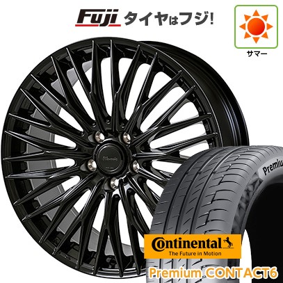 【新品国産車用5穴114.3】 夏タイヤ ホイール4本セット 245/40R21 コンチネンタル コンチ プレミアムコンタクト6(限定) モンツァ ワーウィック クライヴァー 8.5J 21インチ(送料無料)