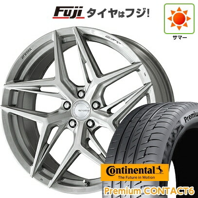 【新品国産車用5穴114.3】 夏タイヤ ホイール4本セット 245/40R21 コンチネンタル コンチ プレミアムコンタクト6(限定) WORK ワーク グノーシスIS 205【限定】 9J 21インチ(送料無料)