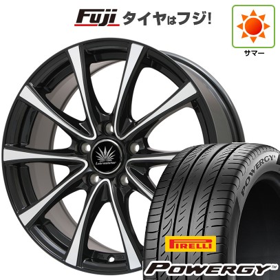 【新品】C28系セレナ 夏タイヤ ホイール4本セット 205/65R16 ピレリ パワジー プレミックス アマルフィV Jr(ブラックポリッシュ) 6J 16インチ(送料無料)