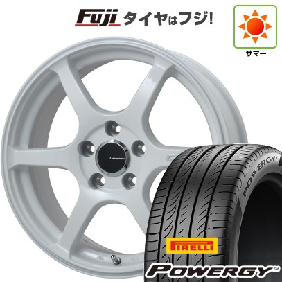 【新品国産車用5穴114.3】 夏タイヤ ホイール4本セット 225/65R17 ピレリ パワジー レアマイスター CS-V6(ホワイト) 7J 17インチ(送料無料)|フジコーポレーション