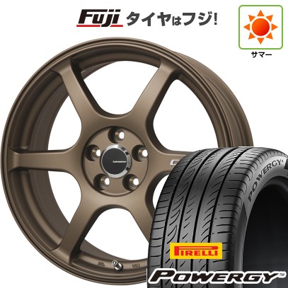 【新品国産車用5穴114.3】 夏タイヤ ホイール4本セット 225/65R17 ピレリ パワジー レアマイスター CS-V6(ブロンズ) 7J 17インチ(送料無料)|フジコーポレーション