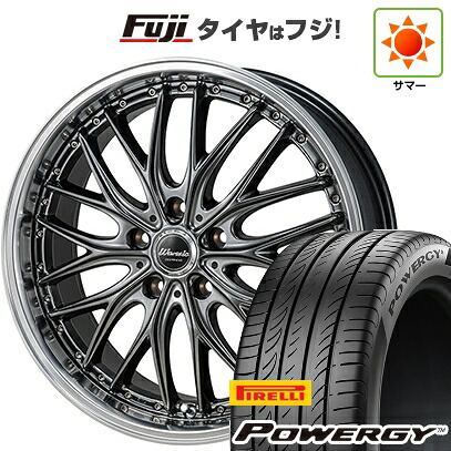 【新品国産車用5穴114.3】 夏タイヤ ホイール4本セット 235/55R18 ピレリ パワジー モンツァ ワーウィック ディープランド 7J 18インチ(送料無料)