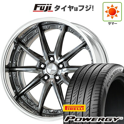 【新品国産車用5穴114.3】 夏タイヤ ホイール4本セット 245/40R20 ピレリ パワジー WORK ワーク ランベック LS10 8J 20インチ(送料無料)